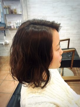 ヘアーアンドネイルサロンブルー(hair & nail salon BLUE) 甘辛MIXボブ