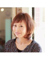 ヘアーグリーン(Hair green)&nbsp;ふんわりひし形ボブ