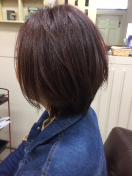 ファシオ ヘア デザイン(faccio hair design) イルミナカラーのピンク