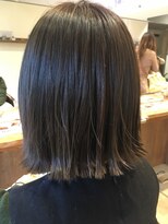 ネオリーブニコ 大井町店(Neolive Nico)&nbsp;【neolive nico 大井町店】 切りっぱなしボブ　カーキグレージュ