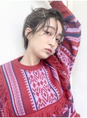 ショートアレンジ_ローライトスリークボブ厚めバング_67500