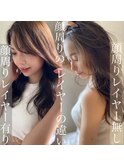 道村/デジパ/イルミナカラー/グレージュカラー/コテ巻き風/