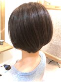 大人ショートボブ×アッシュブラウン【緑地公園/吹田/豊中】