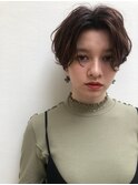 LuTa吉祥寺☆小顔ショート×オリーブベージュ