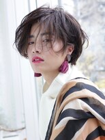 エムスラッシュ みなとみらい馬車道店(M SLASH)&nbsp;M.SLASH馬車道/オリーブグレージュ/束感ショート/アンニュイz2