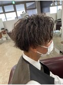 マッシュ×ツイストパーマ!