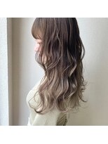 ルーツ(ROOTS)&nbsp;毛先ブリーチあり/アッシュベージュ