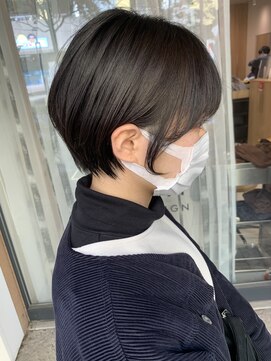 トリート 海浜幕張店(TREAT) 耳かけ丸みショートボブ_海浜幕張