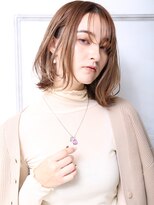 クラッチ トリートメント アンド ヘッドスパ 江坂(CLUTCH)&nbsp;大人可愛い２０代３０代４０代小顔ペールベージュ カールA2