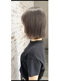 切りっぱなしボブ