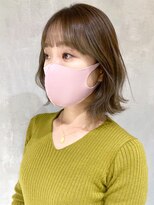 アルバム 池袋(ALBUM)&nbsp;オリーブベージュ_くびれこなれミディメルティカラー_ba366881