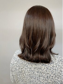 バッカ 横浜桜木町店(BACCA) ピンクブラウン、重めボブ