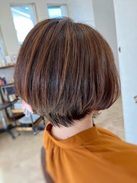 オルオル(OluOlu) ショートボブヘア×デザインカラー♪〔八戸,田向〕