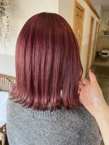 ヘアーデザインサロン スワッグ(Hair design salon SWAG) cherry red