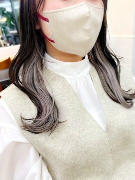 ネオリーブ クーロ(Neolive curro) インナーカラーイヤリングカラー×美髪ロング[横浜/東神奈川]9