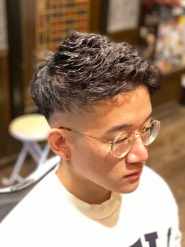 ヒロギンザ 浜松町店(HIRO GINZA) [hiro ginza]ツーブロックフェードフェザーアップ 浜松町/大門