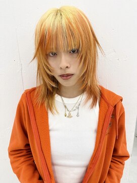 クク(QUQU) シャギーウルフとルーツカラー