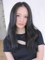 アグ ヘアー ジャスパー 青春通り店(Agu hair jasper) 《Agu hair》大人クールな黒髪女神ロング