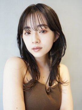 ニコ トウキョウ ヨコハマ(nico) 顔まわりレイヤー/切りっぱなし/ミディアム