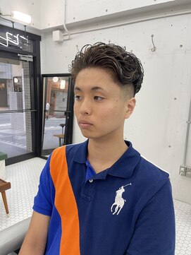 ウェルネス(Wellness) オールバック系パーマ