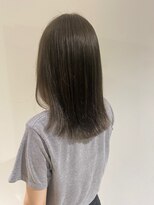 コト 福井大和田店(coto) 福井　ブリーチなし　オリーブベージュカラー　髪質改善　透明感