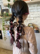 ヘアアンドメイク アース 入間店(HAIR&MAKE EARTH)&nbsp;かわいいかわいい編み下ろし