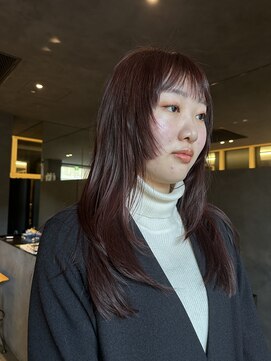 ソソ 与野(So/So) レイヤーカット/顔周りカット/ピンクブラウン