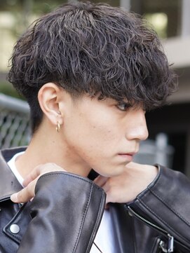 フィフス 栄(fifth) 再現性高い波巻きスパイラルパーマ×刈り上げマッシュ