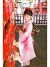 【七五三】七歳　和髪ヘアセット+メイク+着付け　(約90分)　￥16500
