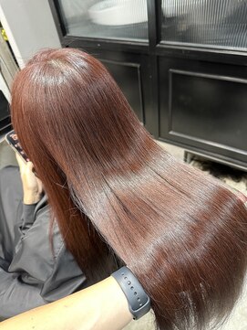 エトラ 渋谷店(etora) 透明感カラー ピンクオレンジ