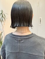 ミィ 表参道(mee.)&nbsp;黒髪/ボブウルフ/ネビージュ/小顔/ワンレン/髪質改善/前髪