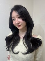 クレム 博多駅店(ChLem)&nbsp;顔まわりレイヤー 艶カラー 暗髪 韓国風 髪質改善 福岡美容室