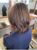 明るい白髪染め×白髪ぼかし