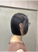渋谷／インナーカラー/ボブ/グレー