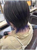 パープルインナーカラー!