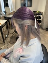 セレーネヘアー オオサカ 心斎橋店(Selene hair OSAKA) デザインカラー/ツートーンカラー/インナーカラー心斎橋