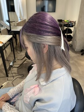 セレーネヘアー オオサカ 心斎橋店(Selene hair OSAKA) デザインカラー/ツートーンカラー/インナーカラー心斎橋