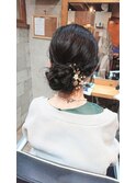 結婚式お呼ばれヘアセット