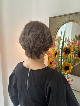 ユウヘアー 本山店(U Hair) 透け感上品ハイライト/ショートウルフ/艶トリートメント