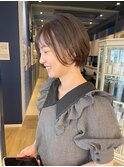 ブリーチなし！ミルクティーカラー
