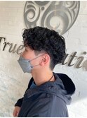 Men'sカット/学割U24カットカラー/眉毛/ニュアンスパーマ/新越谷