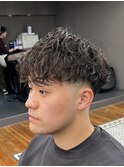 MEN'S HAIR/スペインカール/テーパーフェード/表参道駅