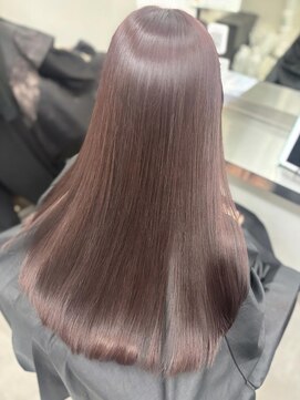 アオ(ao.) ラベンダーブラウン/ブリーチなしダブルカラー