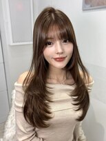 オニキス(ONYX)&nbsp;C57ブリーチなしマロンベージュ韓国レイヤーワンホン