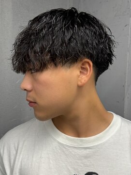 エルマーク 京都駅前(L-MARK) 波巻きツイスパ/サーフカール/メンズ/men's/メンズサロン/眉毛