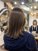 ワン エイティー ディグリース 恵比寿(180°One Eighty Degrees.)&nbsp;朝、楽したい方にオススメ！ナチュラル縮毛矯正×透明感カラー