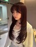 【髪を伸ばしたい方へ☆】顔まわりカット+カラー+ケアトリートメント