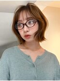 20代30代トレンドなレイヤーカットハッシュカットレイヤーボブ