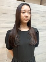 ロックス バイ マグ 松本(rocks BY MAG)&nbsp;大人美人艶カラーベージュ小顔カット透明感レイヤーロング