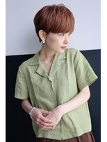 メモリーズ 銀座(Memories)&nbsp;【Memories】ハンサムショート　小顔　前髪　イルミナカラー